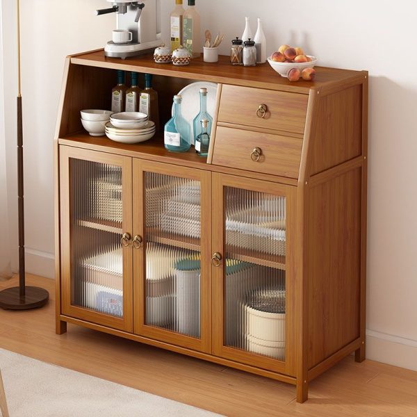 Nordic Style Kitchen Sideboard Wine & Tea Cabinet - Image 3