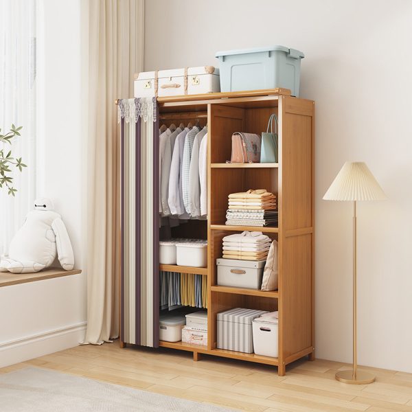 Simple Open Floor-Standing Wardrobe - Image 2