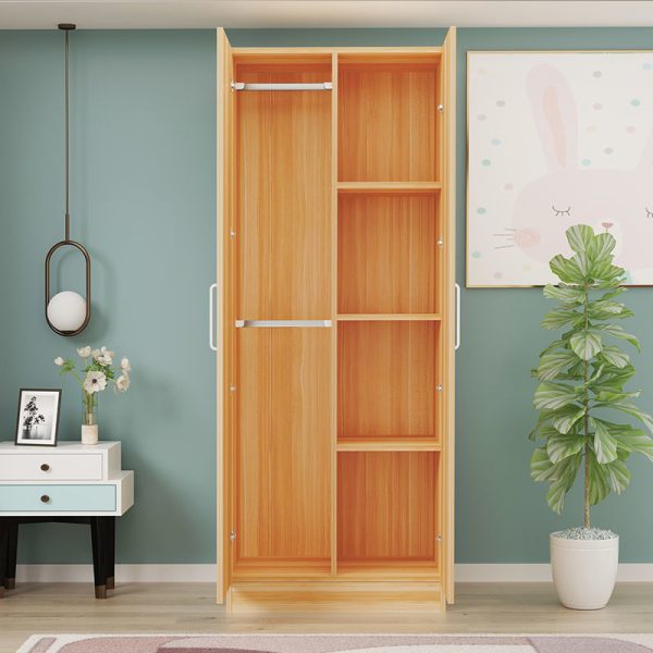 Simple Solid Wood Wardrobe - Image 4